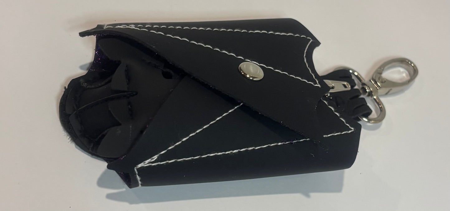 Batty — Hand-Glittered Accessory Pouch