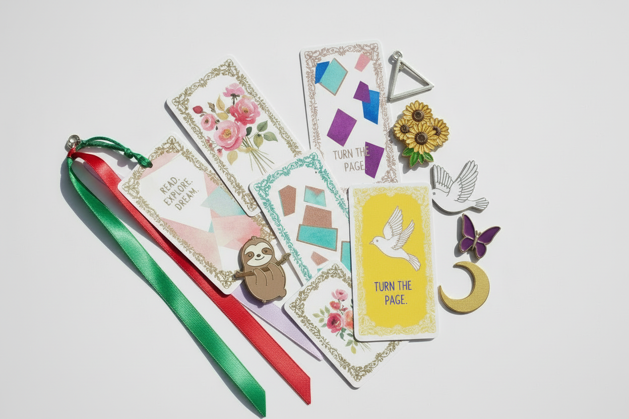 An image of several bookmarks