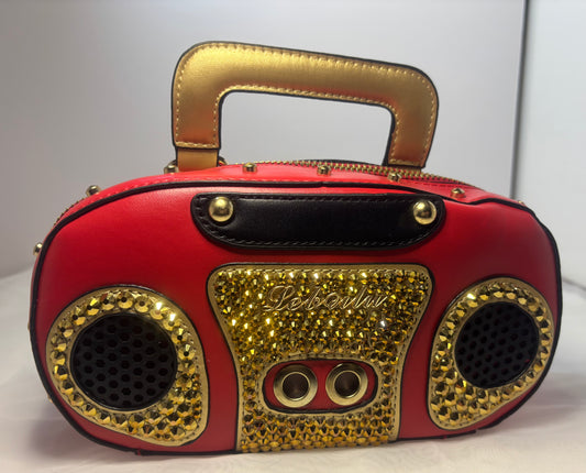 Radio Rebel - Hand Customised Handbag