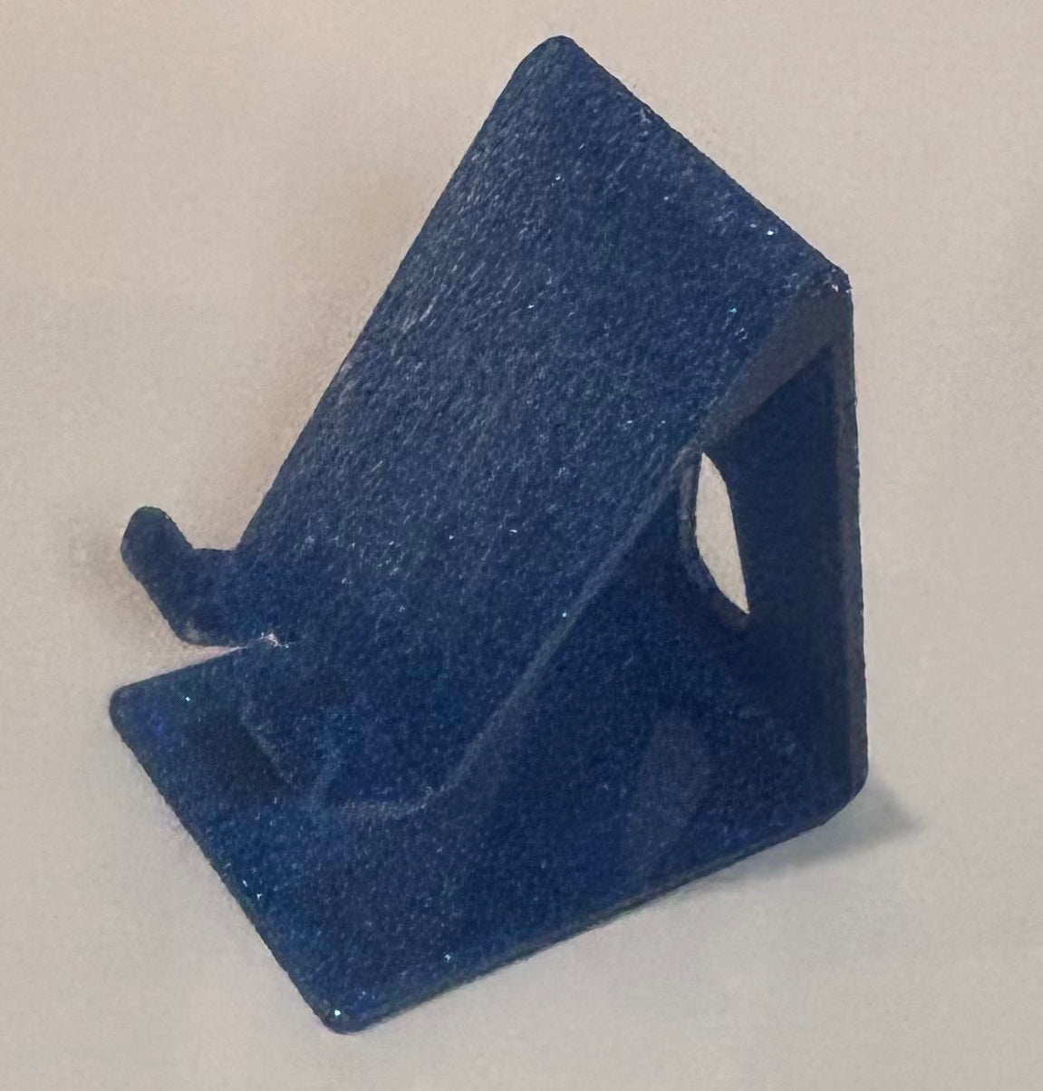 Blue Brilliance — Hand-Glittered Phone Holder