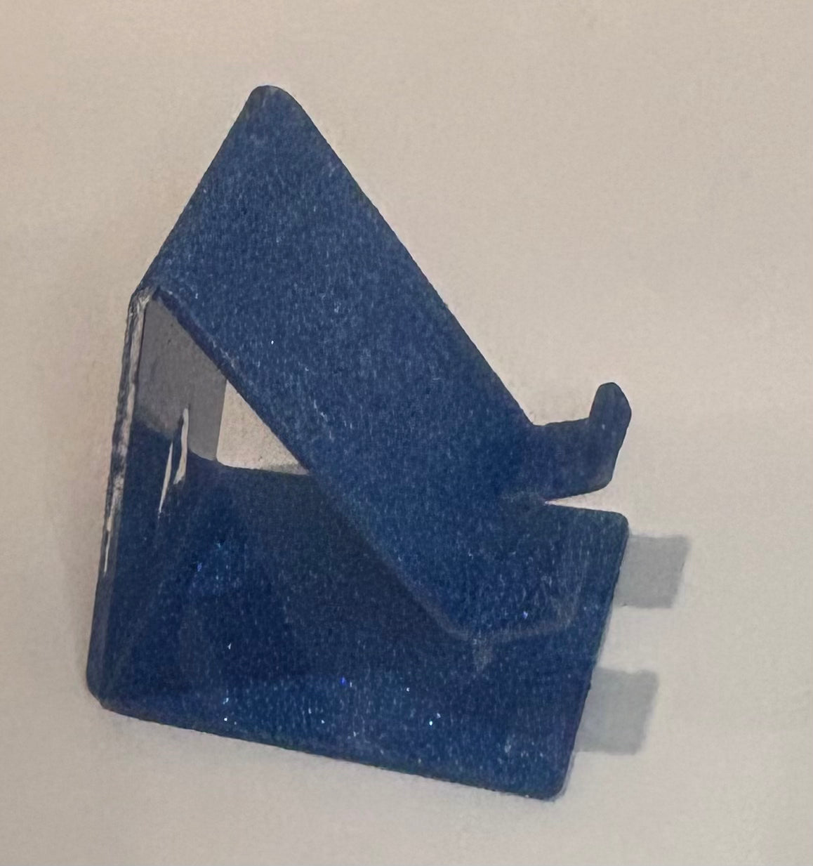 Blue Brilliance — Hand-Glittered Phone Holder