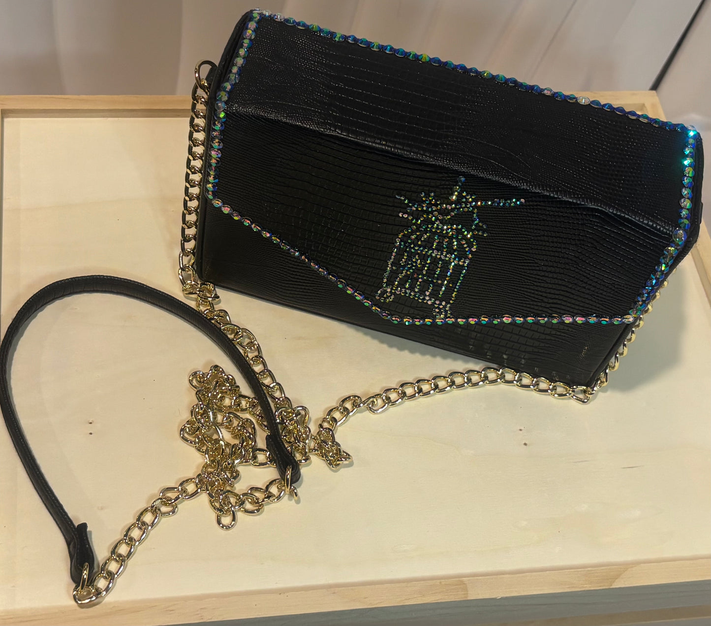 The Birdcage - Hand Customised Handbag