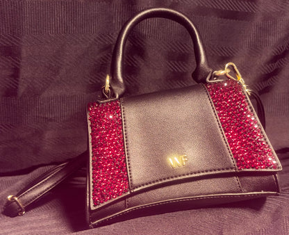 Ruby Noir - Hand Rhinestoned Handbags