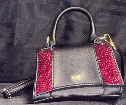 Ruby Noir - Hand Rhinestoned Handbags