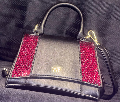 Ruby Noir - Hand Rhinestoned Handbags