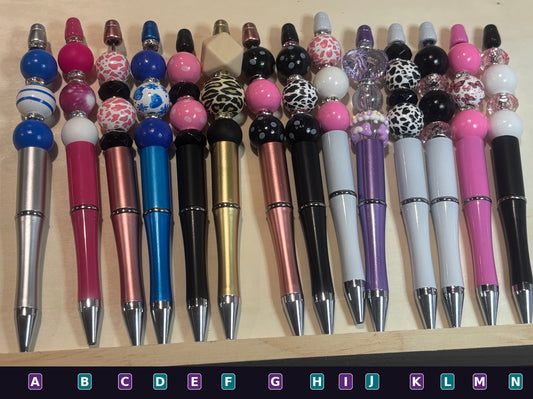 Beaded Pens - Colourful Collection